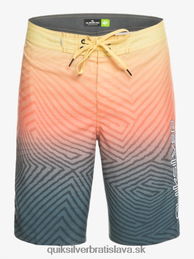 každodenné warp fade 20 šortky Quiksilver muži B80HXR1284 polnočné námorníctvo