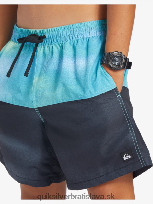 logo na zadok 17 volley Quiksilver muži B80HXR482 riečna modrá