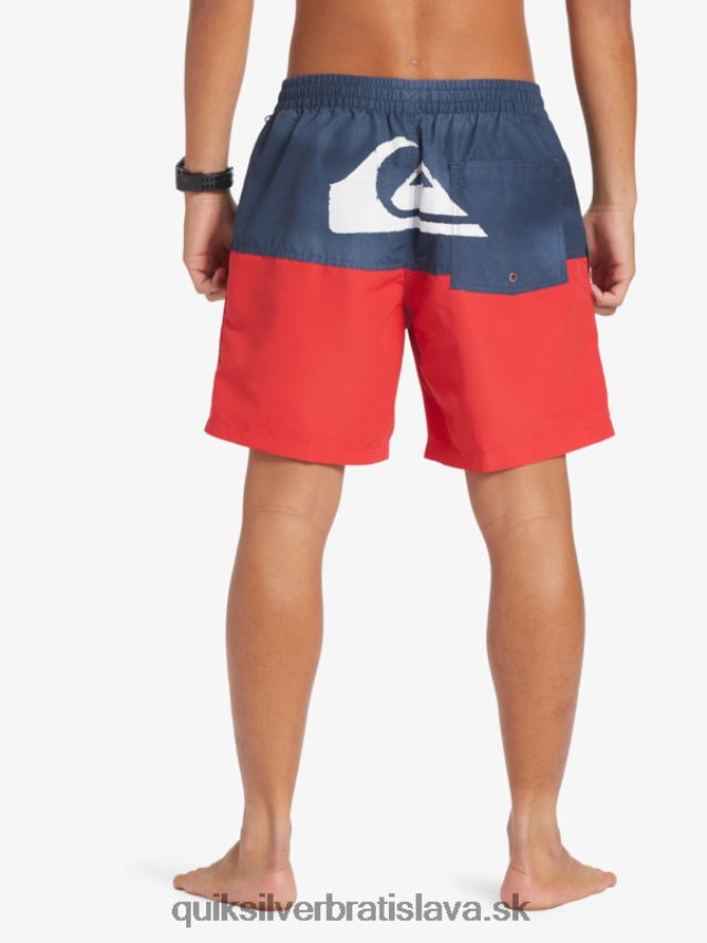 logo na zadok 17 volley Quiksilver muži B80HXR483 námornícke sako