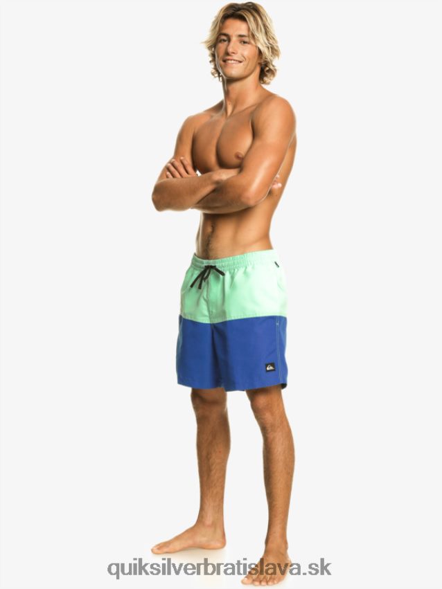 logo na zadok 17 volley Quiksilver muži B80HXR485 šnorchlovať modrá