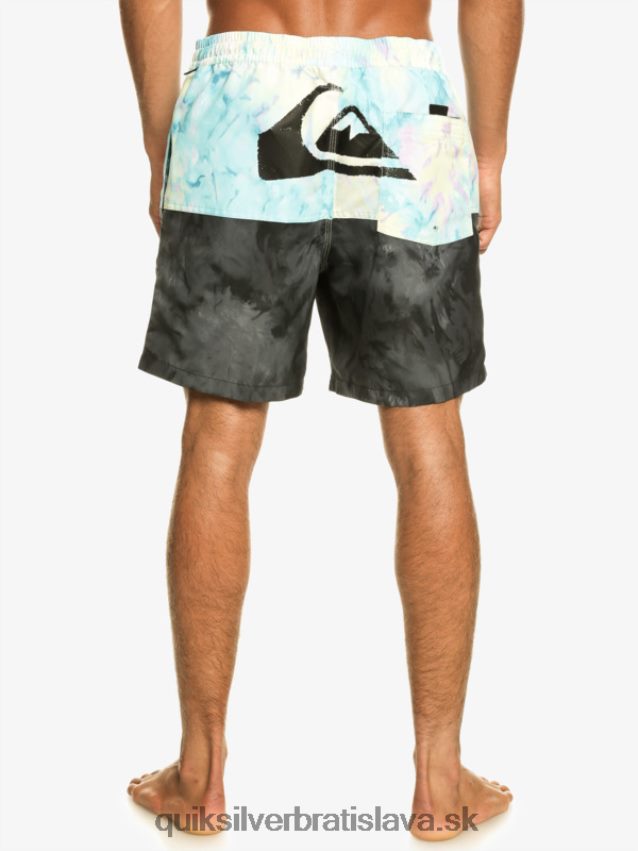 logo na zadok 17 volley Quiksilver muži B80HXR486 čierna