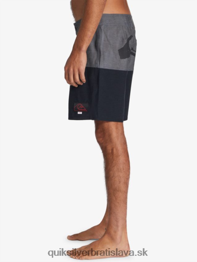 logo zadku vecí 1986 17 šortky Quiksilver x Stranger muži B80HXR1719 hore nohami