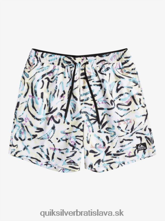 oceán mix 17 salv Quiksilver muži B80HXR1708 biely