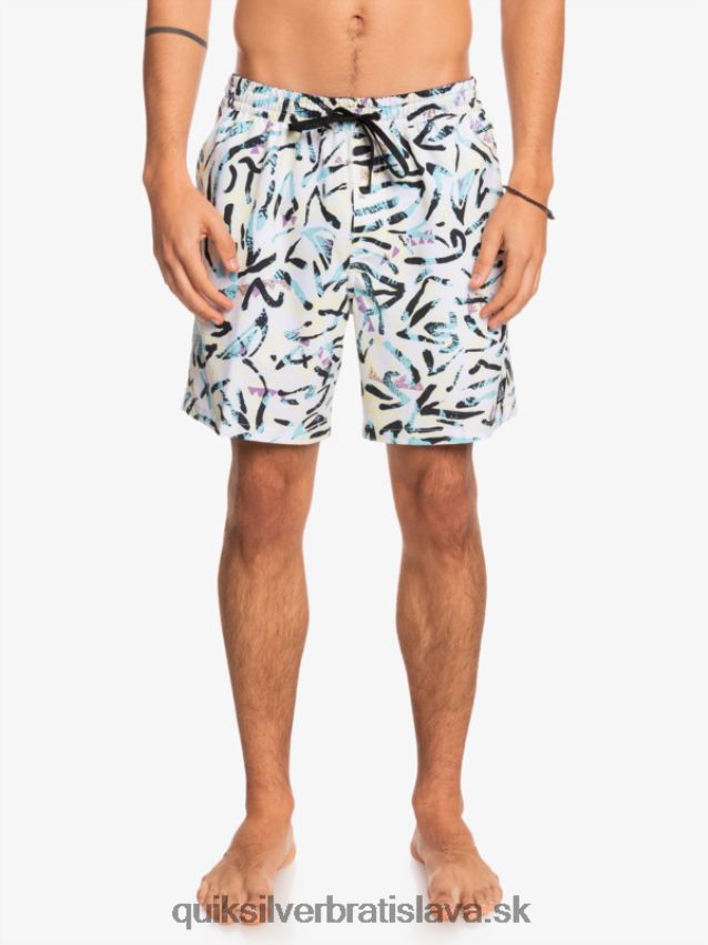 oceán mix 17 salv Quiksilver muži B80HXR1708 biely