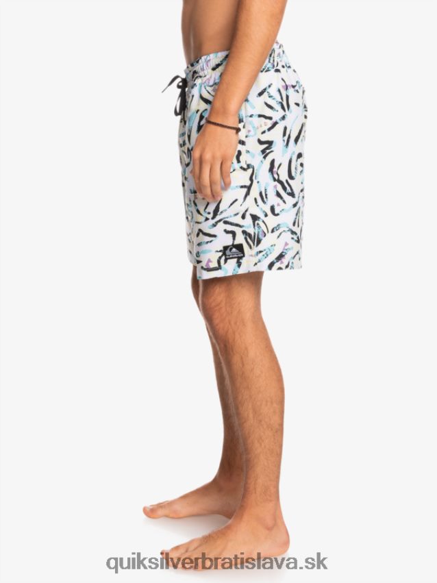 oceán mix 17 salv Quiksilver muži B80HXR1708 biely