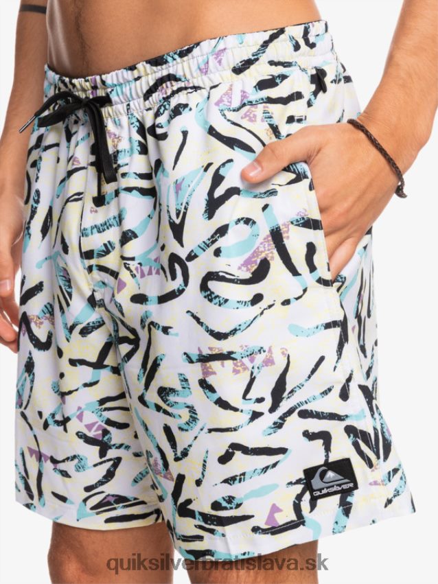 oceán mix 17 salv Quiksilver muži B80HXR1708 biely