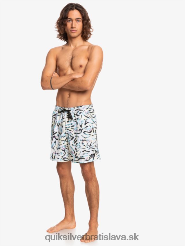 oceán mix 17 salv Quiksilver muži B80HXR1708 biely