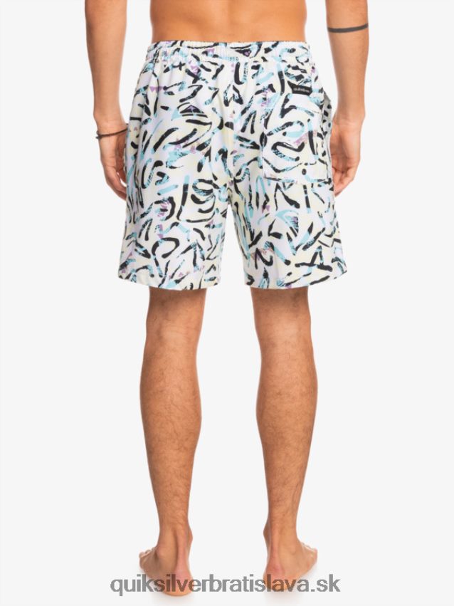oceán mix 17 salv Quiksilver muži B80HXR1708 biely