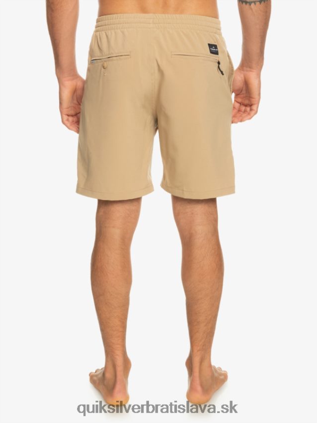oceánske elastické 18-krát obojživelné šortky Quiksilver muži B80HXR344 plage
