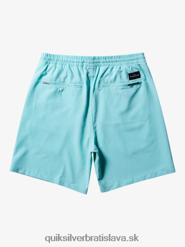 oceánske elastické 18-krát obojživelné šortky Quiksilver muži B80HXR346 anjelská modrá