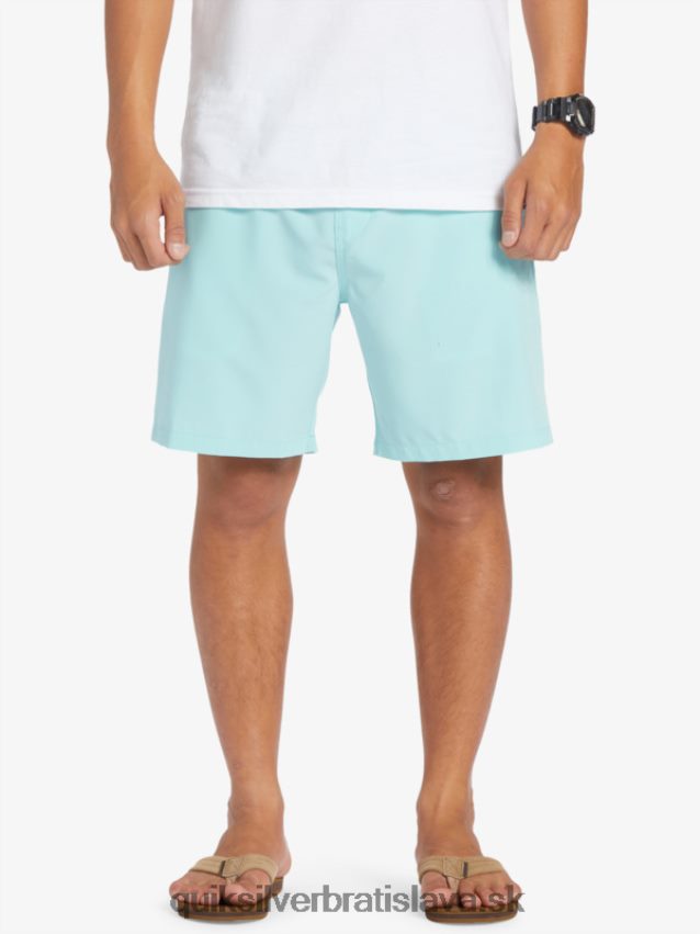 oceánske elastické 18-krát obojživelné šortky Quiksilver muži B80HXR346 anjelská modrá