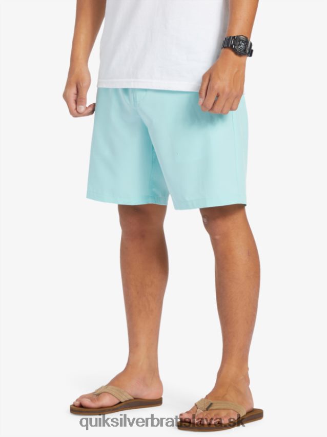 oceánske elastické 18-krát obojživelné šortky Quiksilver muži B80HXR346 anjelská modrá