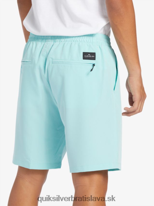 oceánske elastické 18-krát obojživelné šortky Quiksilver muži B80HXR346 anjelská modrá