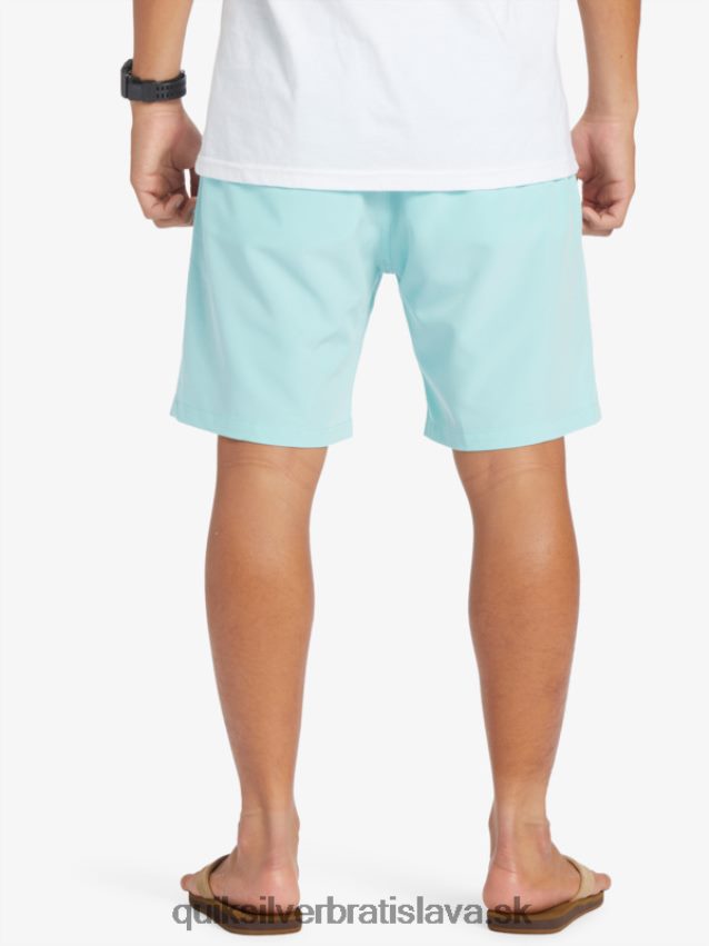 oceánske elastické 18-krát obojživelné šortky Quiksilver muži B80HXR346 anjelská modrá