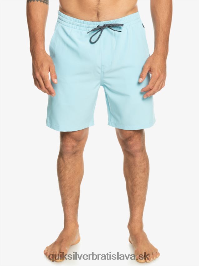 oceánske elastické 18-krát obojživelné šortky Quiksilver muži B80HXR347 modrá obloha