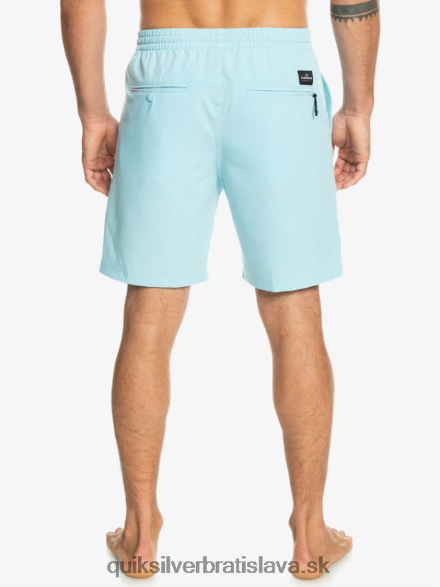 oceánske elastické 18-krát obojživelné šortky Quiksilver muži B80HXR347 modrá obloha