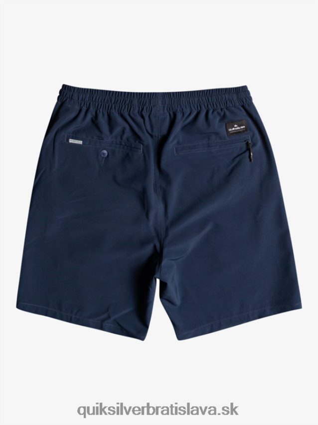 oceánske elastické 18-krát obojživelné šortky Quiksilver muži B80HXR349 námornícke sako