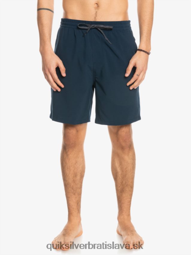oceánske elastické 18-krát obojživelné šortky Quiksilver muži B80HXR349 námornícke sako