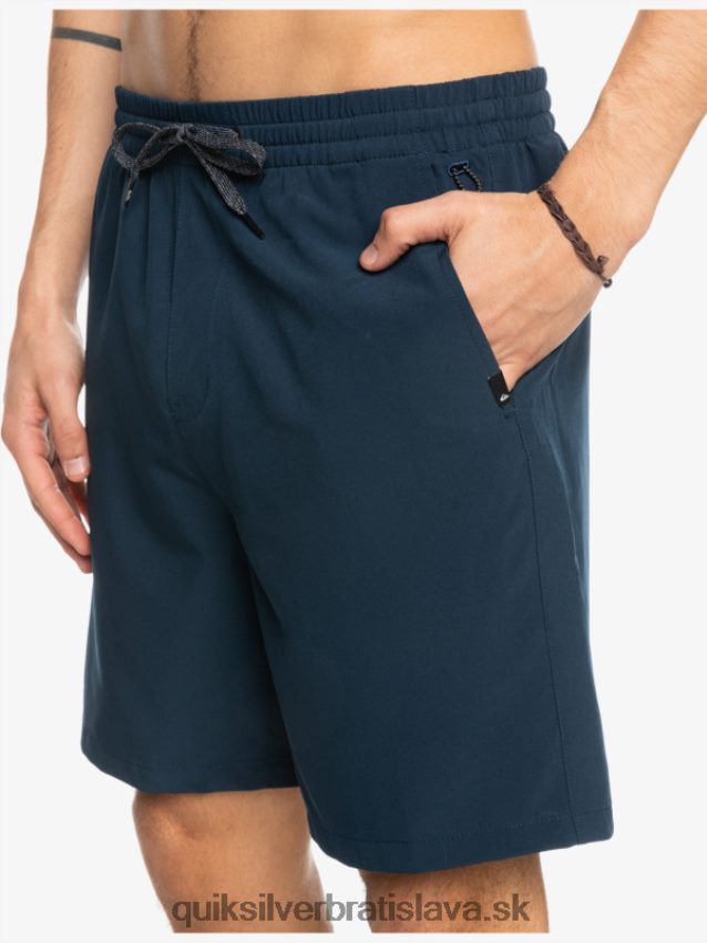 oceánske elastické 18-krát obojživelné šortky Quiksilver muži B80HXR349 námornícke sako