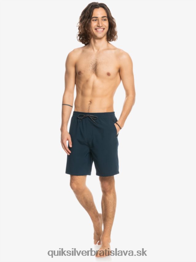 oceánske elastické 18-krát obojživelné šortky Quiksilver muži B80HXR349 námornícke sako