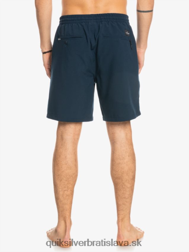 oceánske elastické 18-krát obojživelné šortky Quiksilver muži B80HXR349 námornícke sako