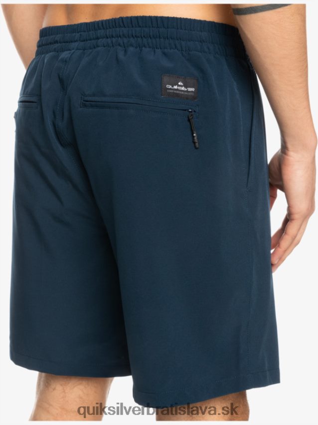 oceánske elastické 18-krát obojživelné šortky Quiksilver muži B80HXR349 námornícke sako