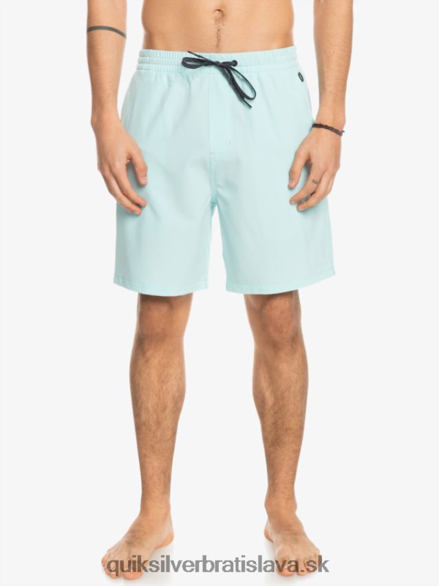 oceánske elastické 18-krát obojživelné šortky Quiksilver muži B80HXR351 ľadové akva