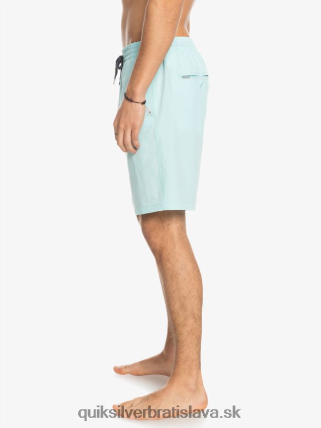 oceánske elastické 18-krát obojživelné šortky Quiksilver muži B80HXR351 ľadové akva