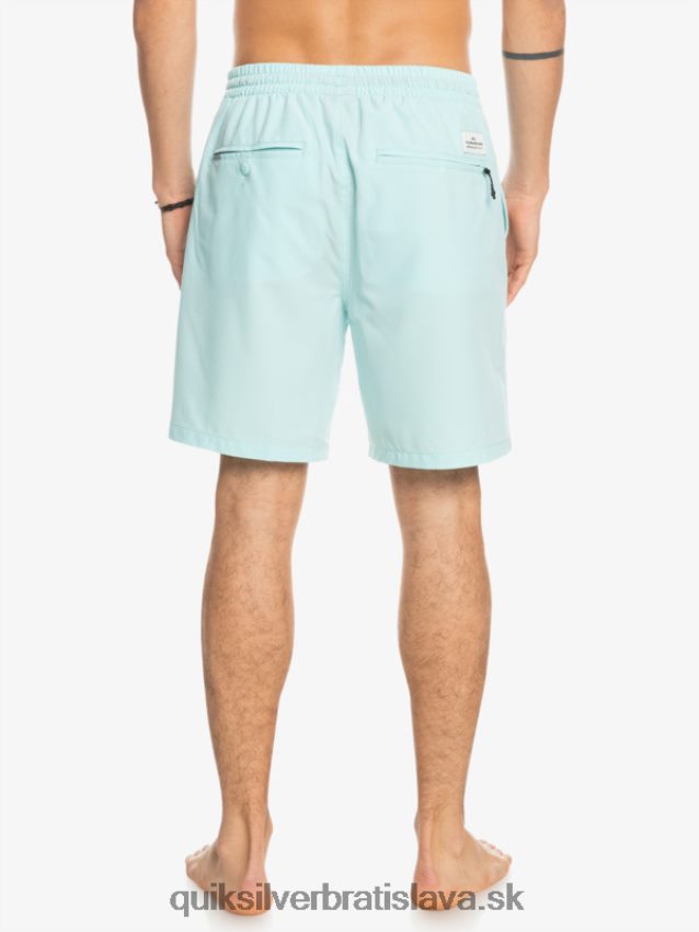 oceánske elastické 18-krát obojživelné šortky Quiksilver muži B80HXR351 ľadové akva