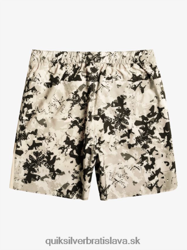 omni 17 tréningové šortky Quiksilver muži B80HXR793 šedo fialová