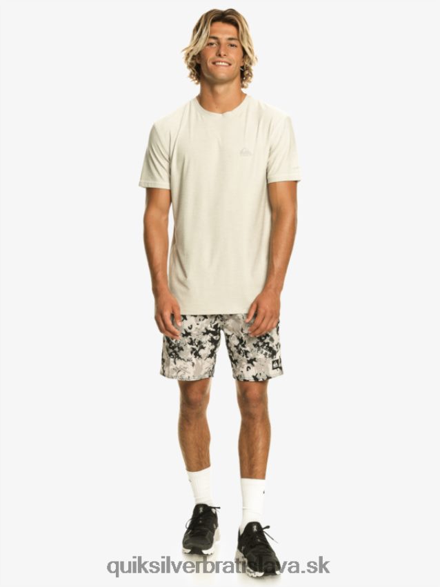 omni 17 tréningové šortky Quiksilver muži B80HXR793 šedo fialová