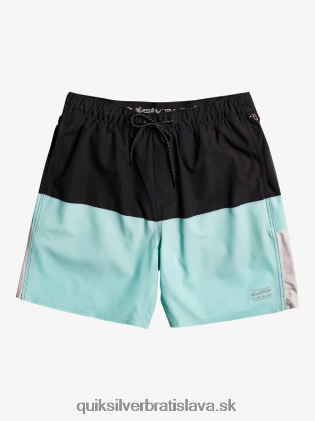 omni 17 tréningové šortky Quiksilver muži B80HXR794 čierna