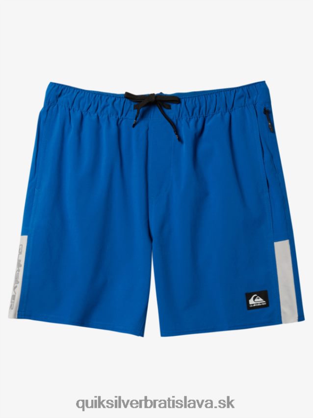 omni 17 tréningové šortky Quiksilver muži B80HXR795 šnorchlovať modrá