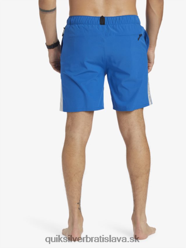 omni 17 tréningové šortky Quiksilver muži B80HXR795 šnorchlovať modrá