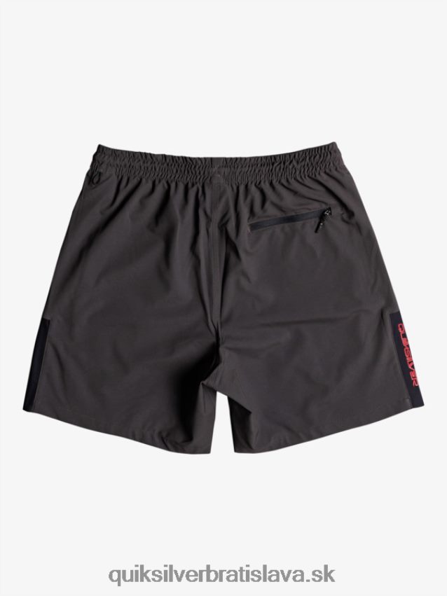 omni training 17 strečové šortky Quiksilver muži B80HXR1689 fantóm