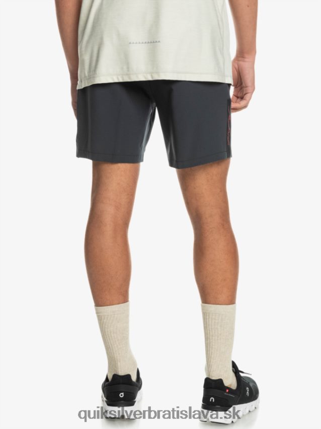 omni training 17 strečové šortky Quiksilver muži B80HXR1689 fantóm