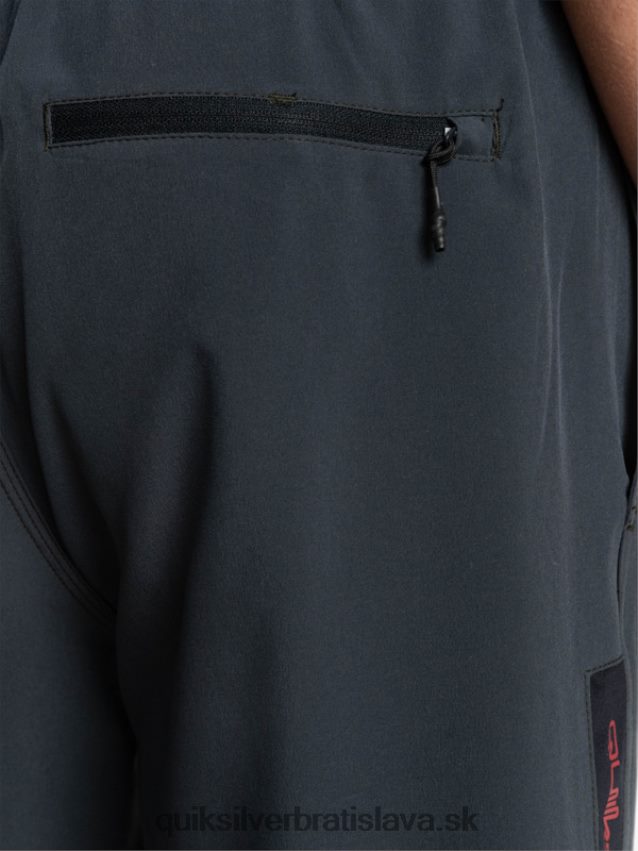 omni training 17 strečové šortky Quiksilver muži B80HXR1689 fantóm