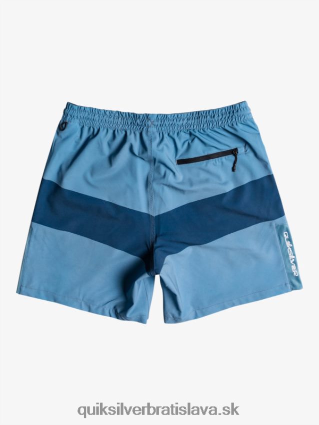 omni training 17 strečové šortky Quiksilver muži B80HXR1690 provinčná modrá