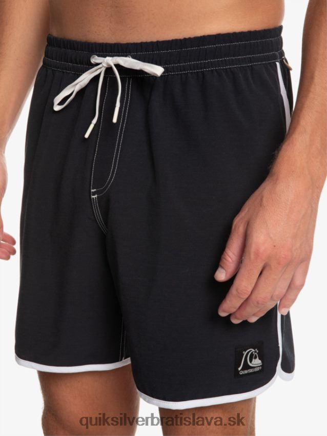 originál hrebenatka 17 salv Quiksilver muži B80HXR200 čierna