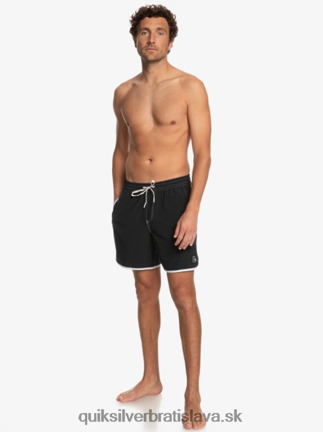 originál hrebenatka 17 salv Quiksilver muži B80HXR200 čierna