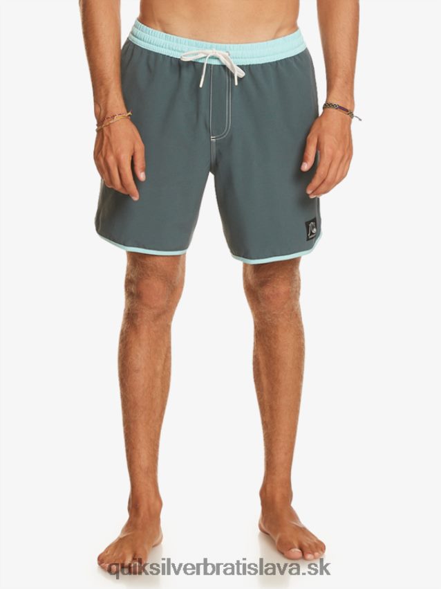 originál hrebenatka 17 salv Quiksilver muži B80HXR201 tmavá bridlica