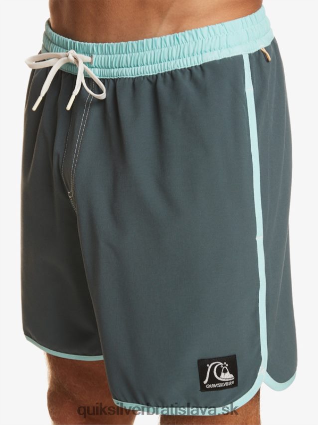 originál hrebenatka 17 salv Quiksilver muži B80HXR201 tmavá bridlica