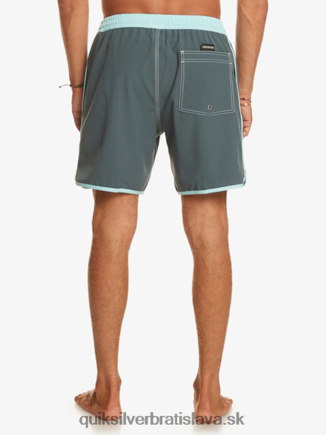 originál hrebenatka 17 salv Quiksilver muži B80HXR201 tmavá bridlica