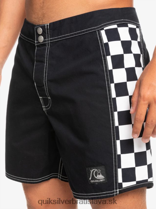 originálne šortky arch 16 Quiksilver muži B80HXR1780 čierna