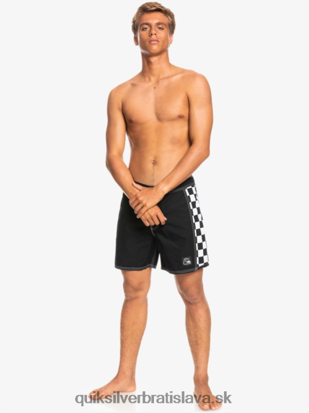 originálne šortky arch 16 Quiksilver muži B80HXR1780 čierna