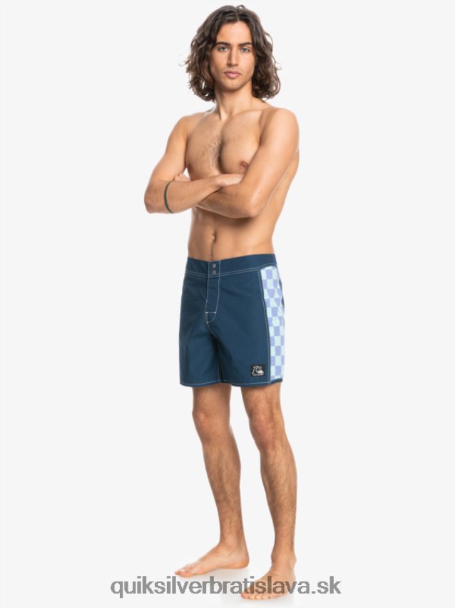 originálne šortky arch 16 Quiksilver muži B80HXR1783 insígnie modrá