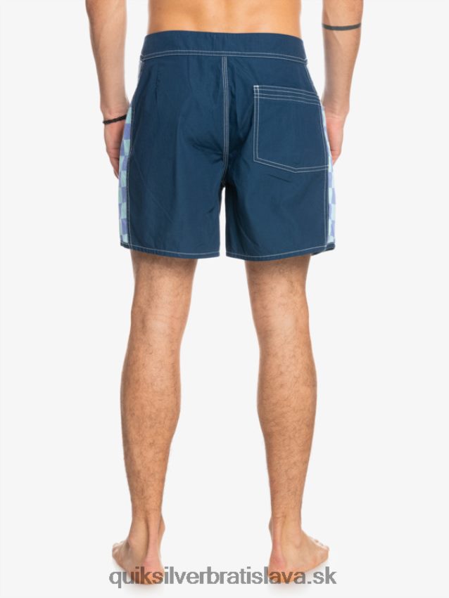 originálne šortky arch 16 Quiksilver muži B80HXR1783 insígnie modrá