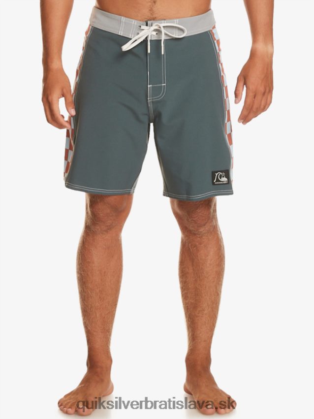 originálne šortky arch 18 Quiksilver muži B80HXR172 tmavá bridlica