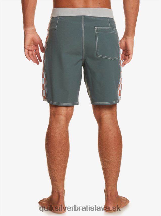 originálne šortky arch 18 Quiksilver muži B80HXR172 tmavá bridlica