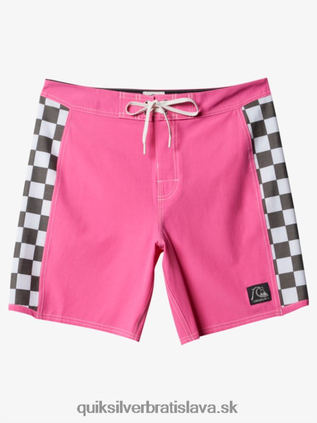 originálne šortky arch 18 Quiksilver muži B80HXR1732 šokujúca ružová